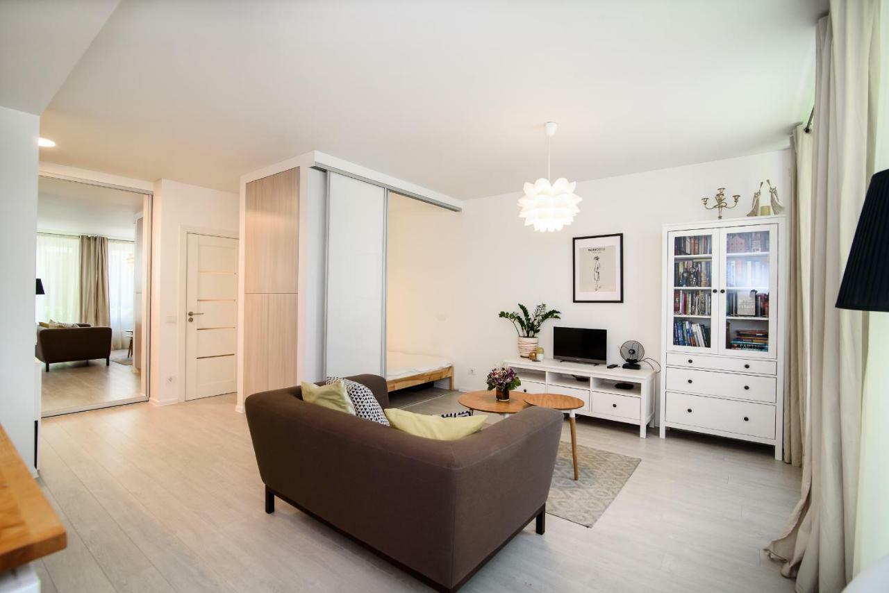 #Stayhere - Comfy & Stylish Studio With Green Patio Close To Old Town VNO Dış mekan fotoğraf